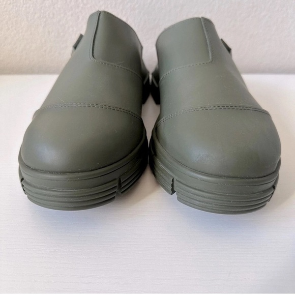 GANNI Recycled Rubber City Mule in Kalamata Green Sz. EU 43 / US 13 - Picture 6 of 13